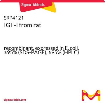 IGF-I from rat recombinant, expressed in E. coli, &#8805;95% (SDS-PAGE), &#8805;95% (HPLC)