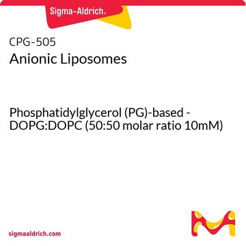 Anionic Liposomes Phosphatidylglycerol (PG)-based - DOPG:DOPC (50:50 molar ratio 10mM)