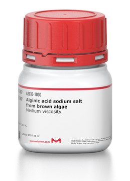 Alginic acid sodium salt from brown algae Medium viscosity