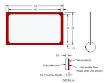Grace Bio-Labs CoverWell&#8482; incubation chambers chamber volume 200&#160;&#956;L, diam. × thickness 22&#160;mm × 0.2&#160;mm