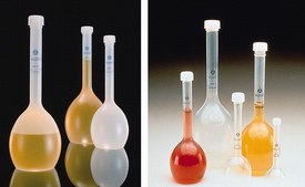 Nalgene&#174; volumetric flask volume 1,000&#160;mL, accuracy: 0.6&#160;mL, transparent polymethylpentene