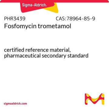 Fosfomycin trometamol certified reference material, pharmaceutical secondary standard