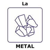 Lanthanum lump, 25&#160;mm max. lump size, weight 50&#160;g, purity 99%