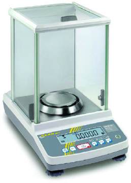 Kern analytical balance ABS 80-4N, AC/DC input 220 V AC, UK plug