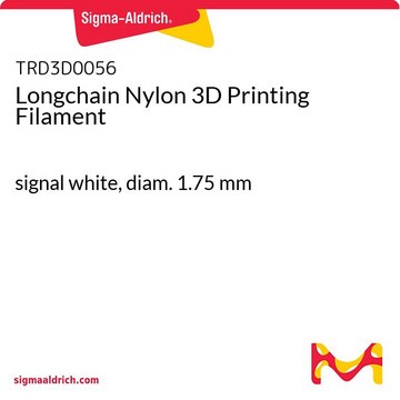 Longchain Nylon 3D Printing Filament signal white, diam. 1.75&#160;mm