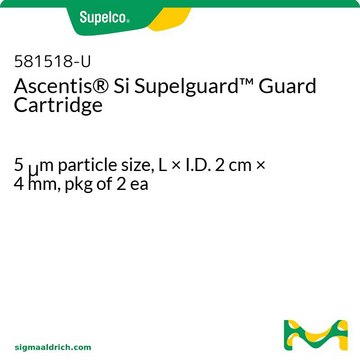 Ascentis&#174; Si Supelguard Guard Cartridge 5&#160;&#956;m particle size, L × I.D. 2&#160;cm × 4&#160;mm, pkg of 2&#160;ea