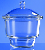 BRAND&#174; desiccator &#8242;Novus&#8242; nominal diameter × O.D. × H 200&#160;mm × 270&#160;mm × 298&#160;mm, with knob lid