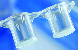 BRAND&#174; insert strips for 24 x 6-well BRANDplates&#174; Inlet Opening System, PET membrane, pore size 0.4&#160;&#956;m