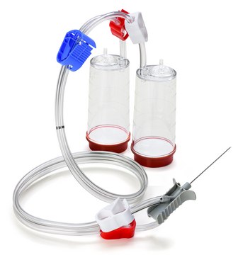 Steritest&#174; NEO Device For liquids in ampoules and collapsible bags., Red base canister with single needle for easy access., pkg of 10 blisters per box, Single packed