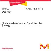 Water Nuclease-Free Water, for Molecular Biology