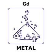 Gadolinium powder, 500 max. part. size (micron), weight 10&#160;g, purity 99.9%