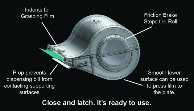 SealMate&#8482; system for adhesive microplate-sealing films SealPlate&#174; rolls, sterile