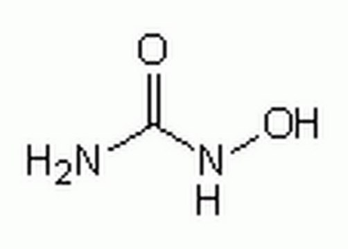 Hydroxyurea Anti-neoplastic agent that blocks DNA replication by inhibiting ribonucleotide reductase.