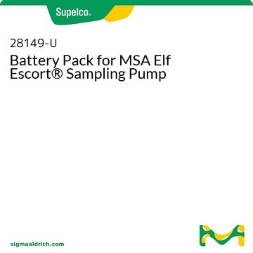 Battery Pack for MSA Elf Escort Sampling Pump