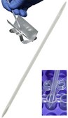 Levgo&#174; smartSpatula&#174; disposable PP laboratory spatula, Look for the V at the neck&#8482; L 140&#160;mm, white, anti-static, micro