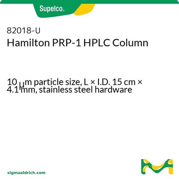 Hamilton PRP-1 HPLC Column 10&#160;&#956;m particle size, L × I.D. 15&#160;cm × 4.1&#160;mm, stainless steel hardware