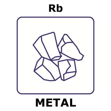 Rubidium lump, 5&#160;mm max. lump size, weight 2&#160;g, purity 99.9%