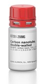 Carbon nanotube, double-walled 50-80% carbon basis, O.D. × I.D. × L 5&#160;nm × 1.3-2.0&#160;nm × 50&#160;&#956;m
