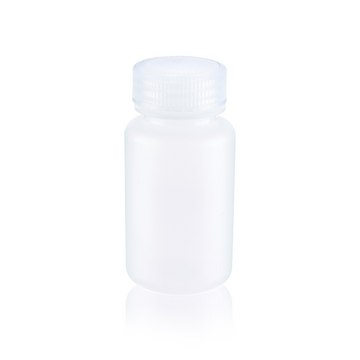 Wheaton&#174; Leak Resistant Bottle capacity 125&#160;mL, polypropylene bottle, natural bottle, wide-mouth bottle, bottle diam. × H 51&#160;mm × 98&#160;mm, 38-410