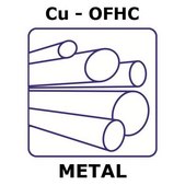 Copper - O.F.H.C. rod, 50mm, diameter 50.0mm, as drawn, 99.95+%