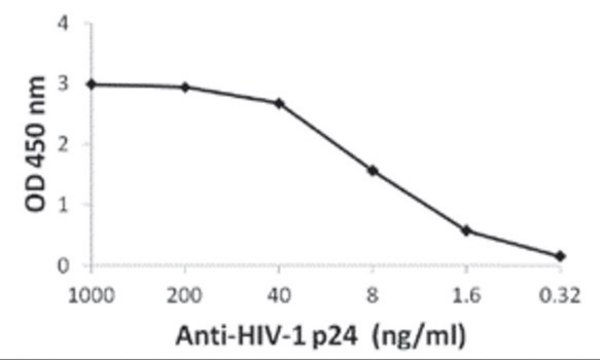 Monoclonal Anti-HIV-1 p24 [7F4] antibody produced in mouse purified antibody (Protein A IgG)