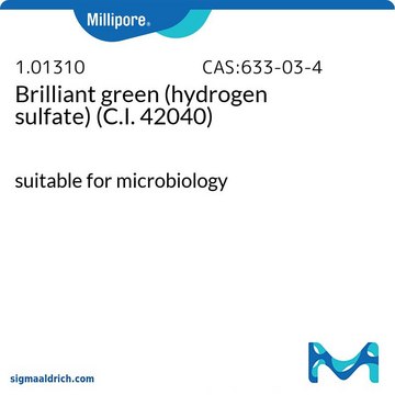 Brilliant green (hydrogen sulfate) (C.I. 42040) suitable for microbiology