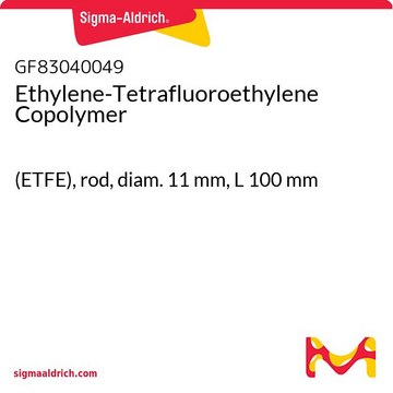 Ethylene-Tetrafluoroethylene Copolymer (ETFE), rod, diam. 11&#160;mm, L 100&#160;mm