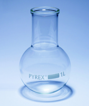 Pyrex&#174; Boiling flask, round bottom, wide neck capacity 250&#160;mL