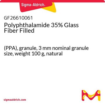 Polyphthalamide 35% Glass Fiber Filled (PPA), granule, 3&#160;mm nominal granule size, weight 100&#160;g, natural