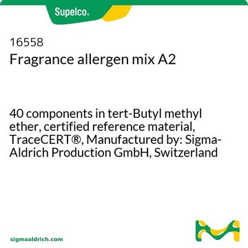 Fragrance allergen mix A2 40 components in tert-Butyl methyl ether, certified reference material, TraceCERT&#174;, Manufactured by: Sigma-Aldrich Production GmbH, Switzerland