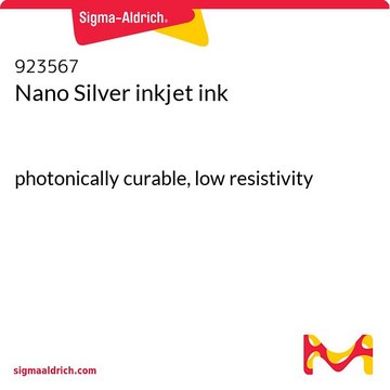 Nano Silver inkjet ink photonically curable, low resistivity