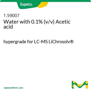 Water with 0.1% (v/v) Acetic acid hypergrade for LC-MS LiChrosolv&#174;