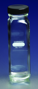 Corning&#174; wide mouth graduated milk dilution bottle capacity 160&#160;mL, screw cap