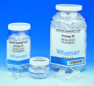 Whatman&#174; Anotop&#174; 10 Plus syringe filters pore size 0.1&#160;&#956;m, alumina based membrane