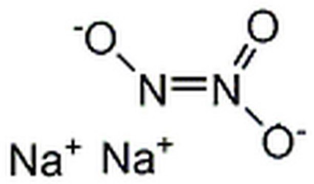 Angeli&#8217;s Salt A nitroxyl anion (NO&#8315;) donor that spontaneously dissociates in a pH dependent first order process to liberate 0.54 moles of NO per mole of the parent compound.