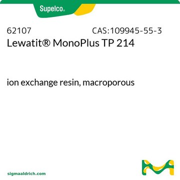 Lewatit&#174; MonoPlus TP 214 ion exchange resin, macroporous