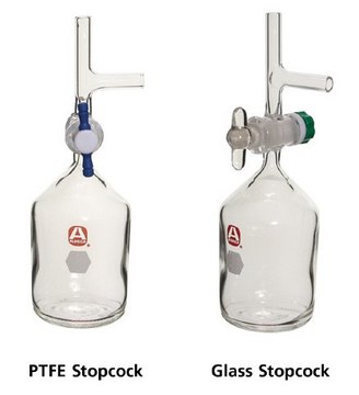 Storage bottles without joints capacity 1,000&#160;mL, PTFE stopcock