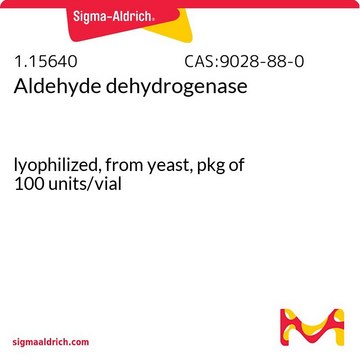 Aldehyde dehydrogenase lyophilized, from yeast, pkg of 100&#160;units/vial