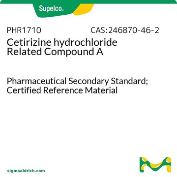 Cetirizine hydrochloride Related Compound A Pharmaceutical Secondary Standard; Certified Reference Material