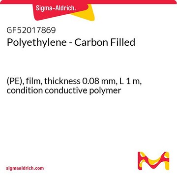 Polyethylene - Carbon Filled (PE), film, thickness 0.08&#160;mm, L 1&#160;m, condition conductive polymer