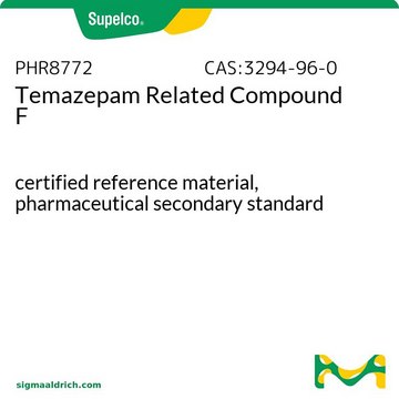 Temazepam Related Compound F certified reference material, pharmaceutical secondary standard