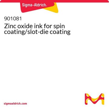 Zinc oxide ink for spin coating/slot-die coating