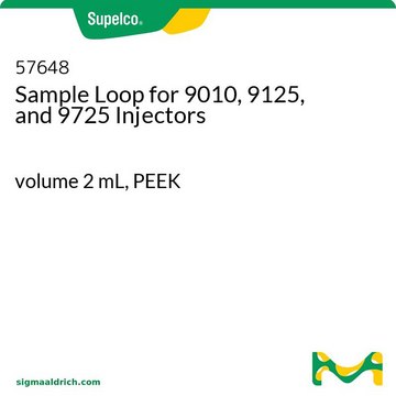 Sample Loop for 9010, 9125, and 9725 Injectors volume 2&#160;mL, PEEK