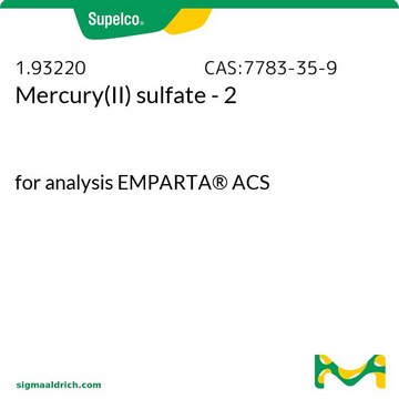 Mercury(II) sulfate - 2 for analysis EMPARTA&#174; ACS