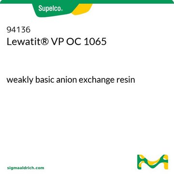 Lewatit&#174; VP OC 1065 weakly basic anion exchange resin