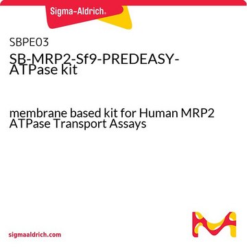 SB-MRP2-Sf9-PREDEASY-ATPase kit membrane based kit for Human MRP2 ATPase Transport Assays