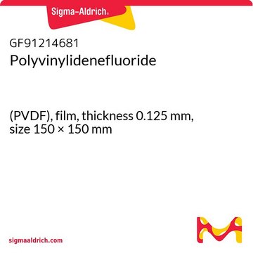 Polyvinylidenefluoride (PVDF), film, thickness 0.125&#160;mm, size 150 × 150&#160;mm