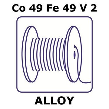 Permendur 49 alloy, Co49Fe49V2 sheet, 195 x 200mm, 0.35mm thickness, as rolled