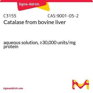 Catalase from bovine liver aqueous solution, &#8805;30,000&#160;units/mg protein