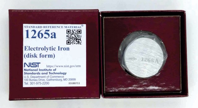 Electrolytic iron NIST&#174; SRM&#174; 1265a